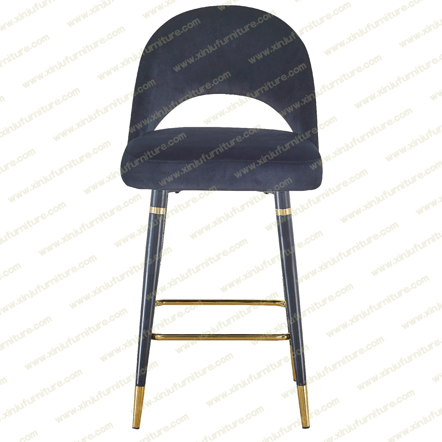 Black high-grade bar chair