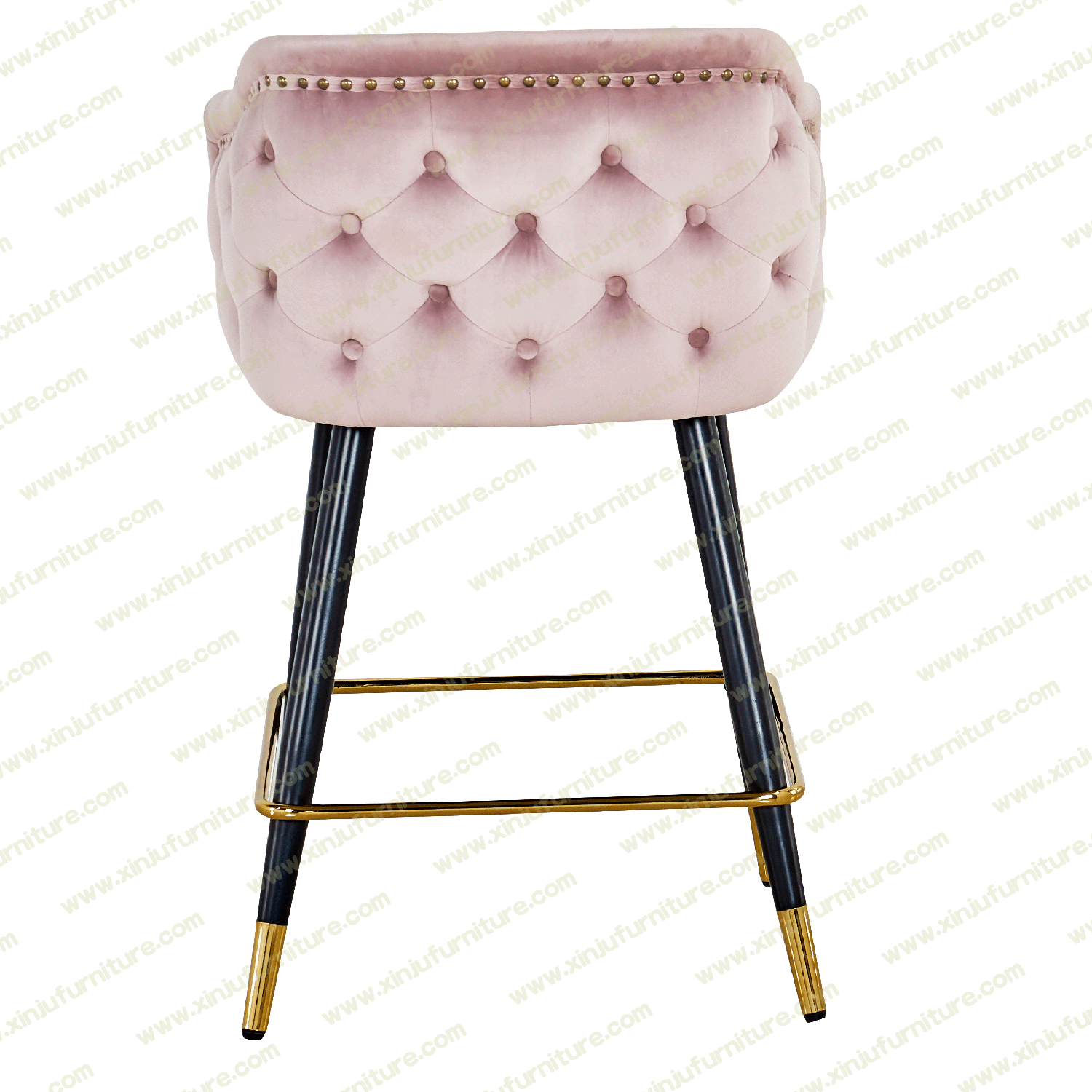 Pink high-end bar chair