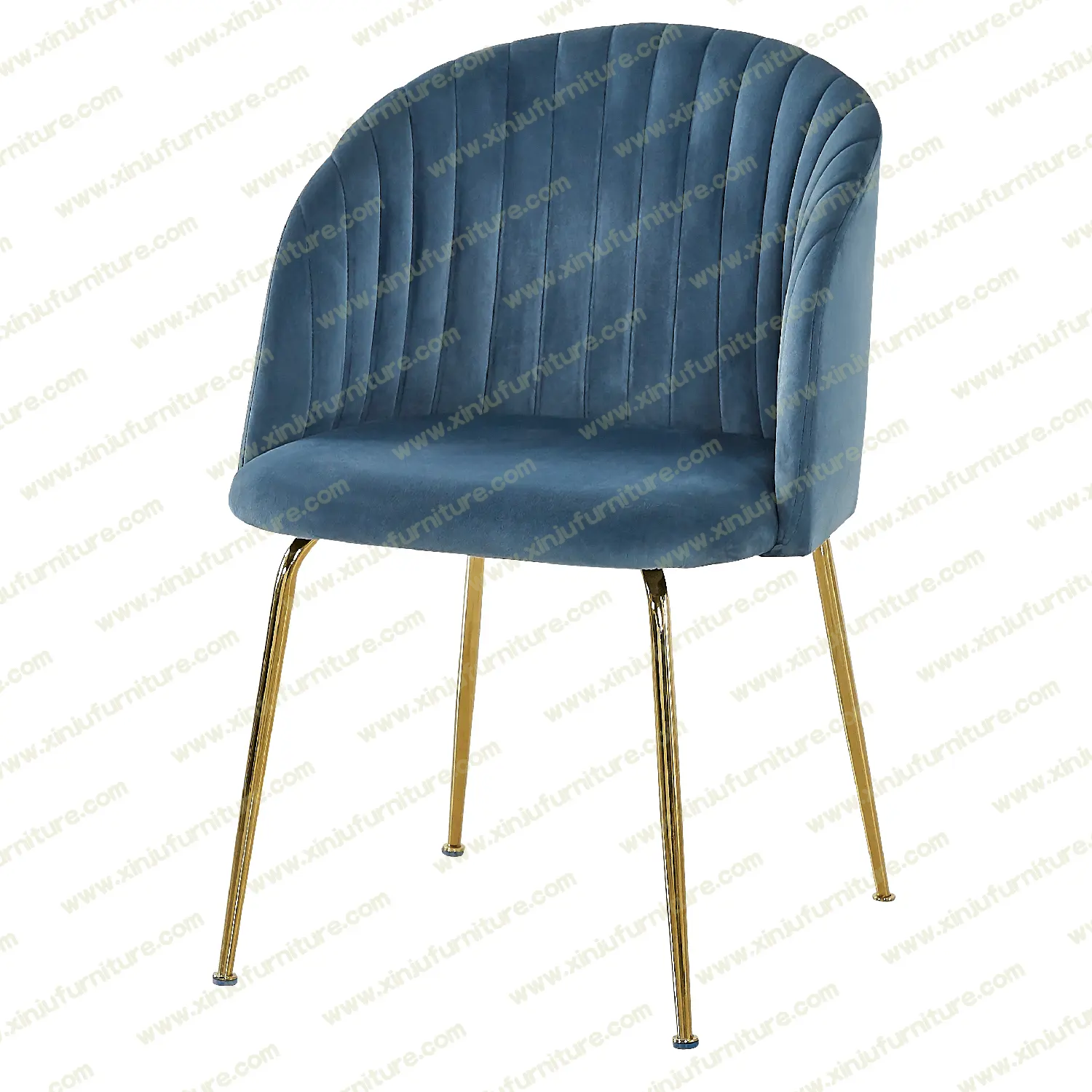Tufted thickened stripe family dining chair