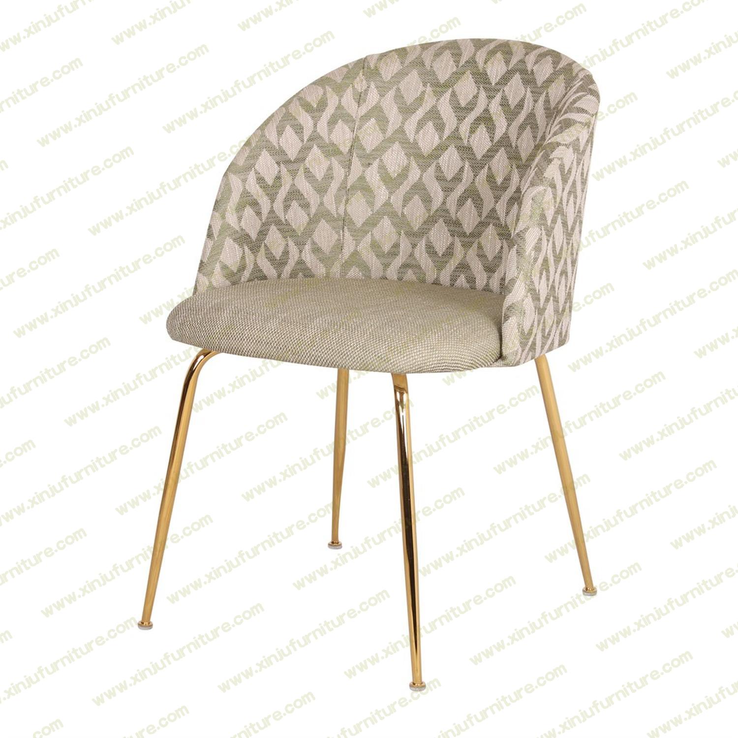 Dining chair of cotton linen cloth Restaurant