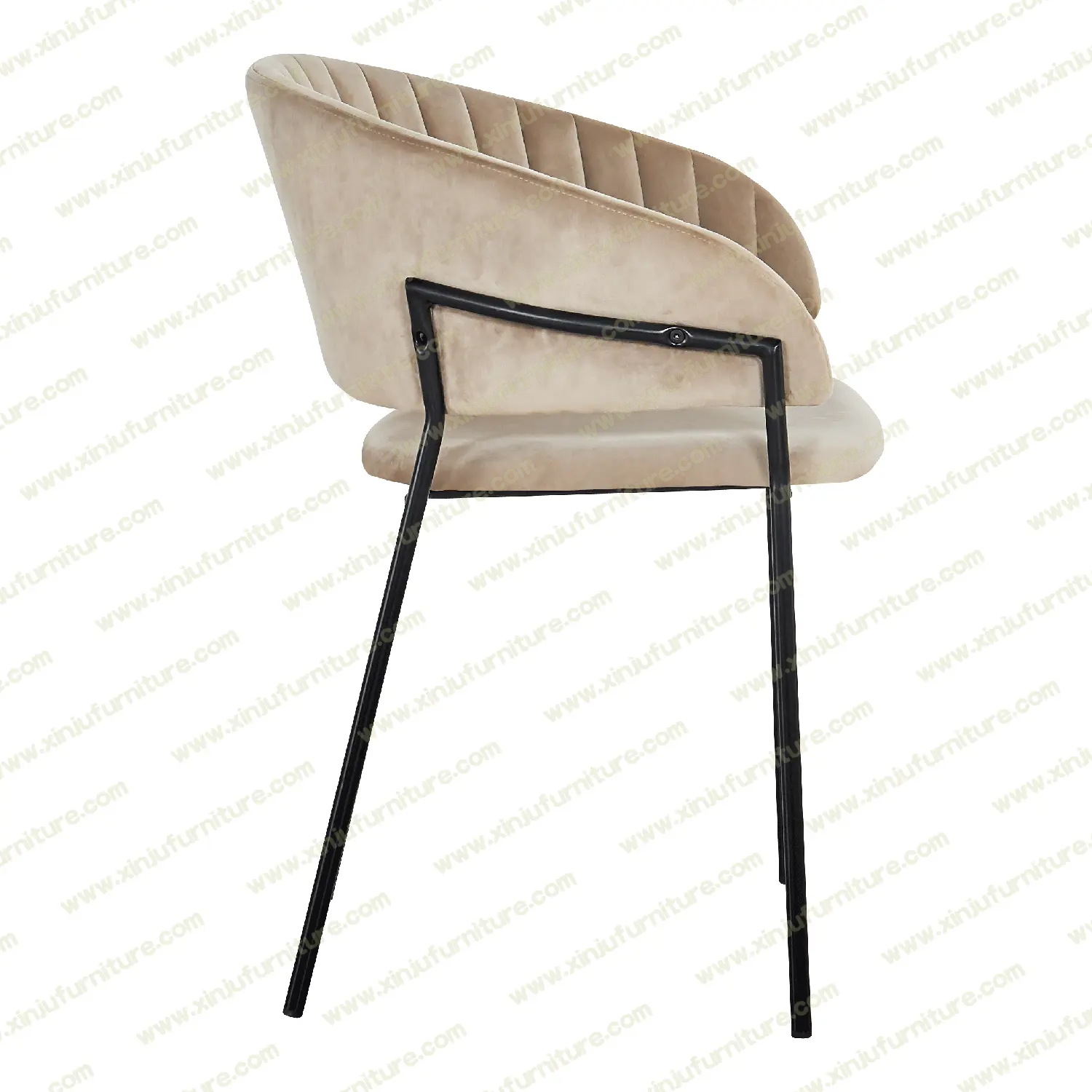 Simple modern Beige dining chair