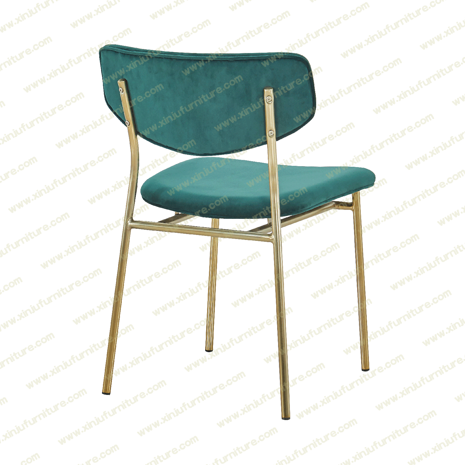 Simple and comfortable dining chair without armrest