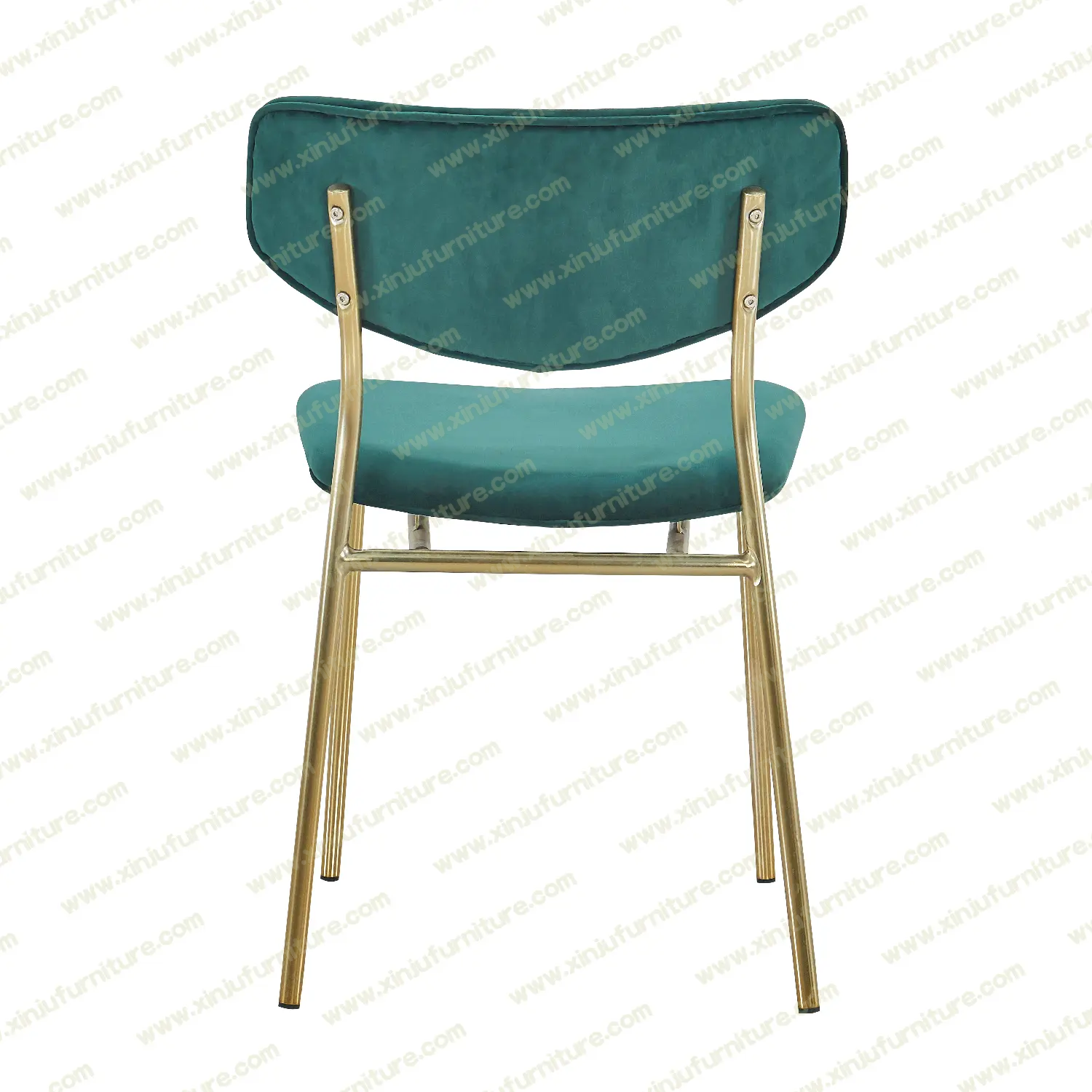 Simple and comfortable dining chair without armrest