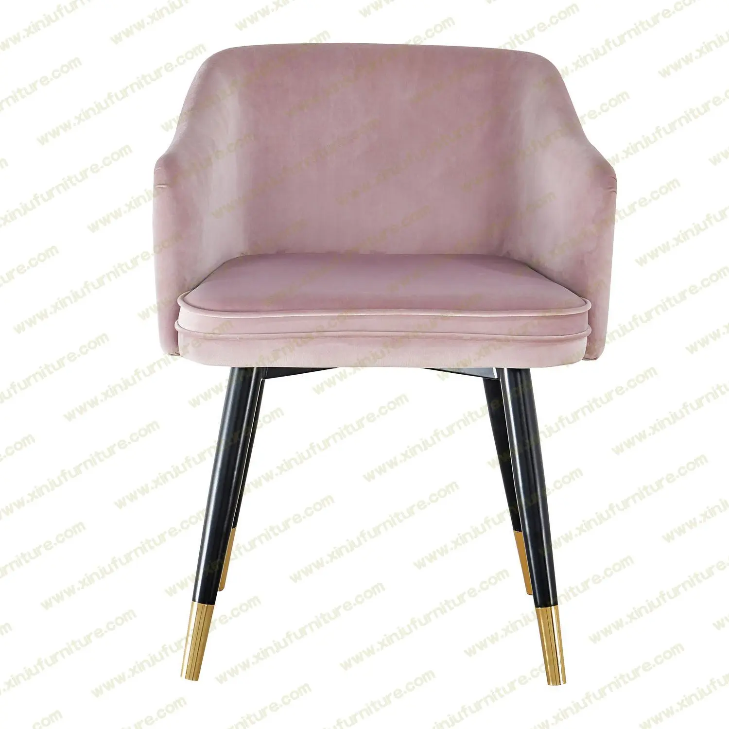 Pink dining chair for high-end household Restaurant