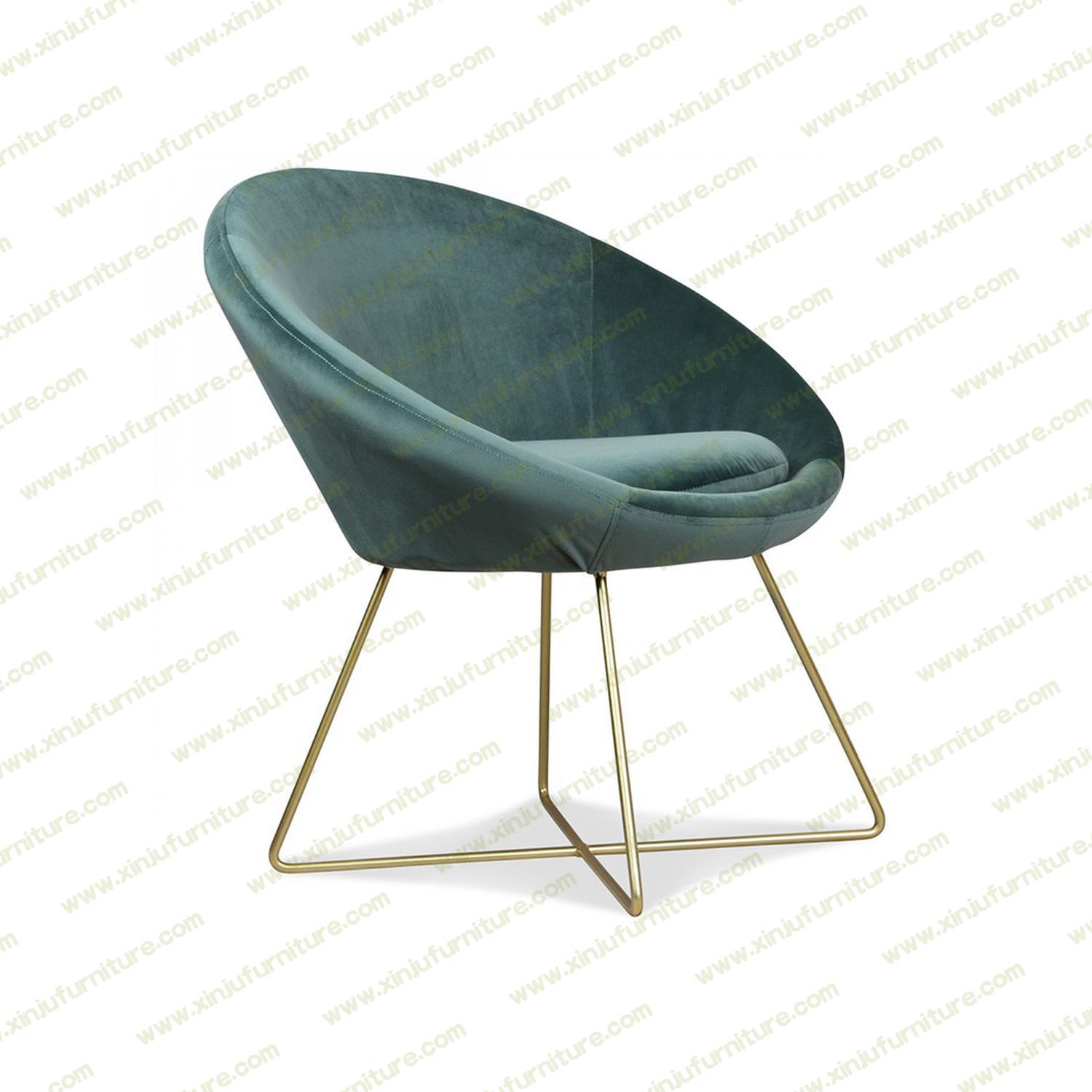 Round tufted comfortable household chair back