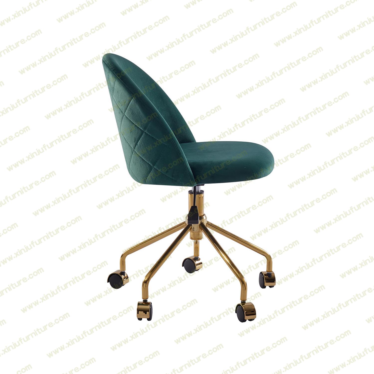 Adjustable office chair blue