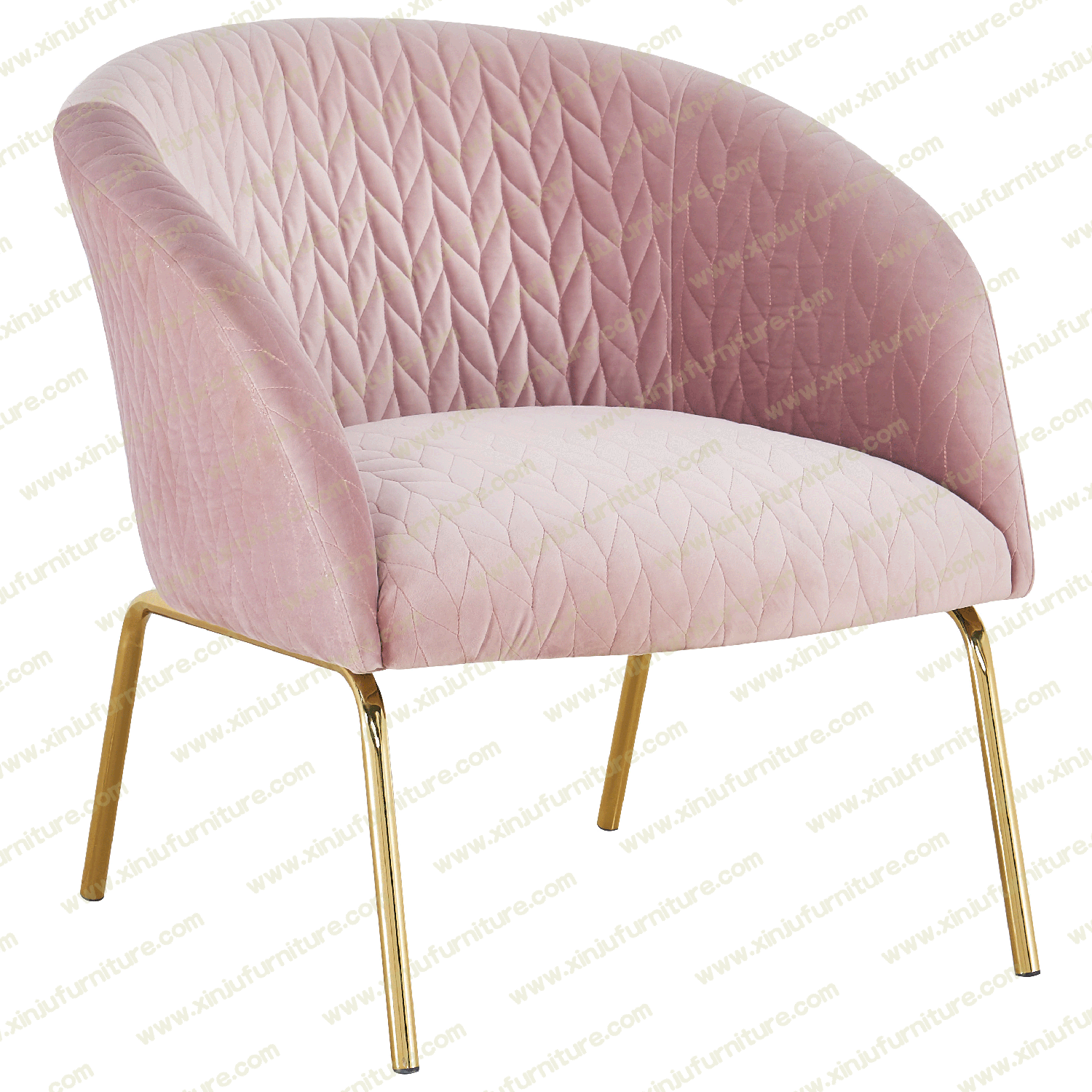 High grade comfortable popular pink bedroom sofa chair