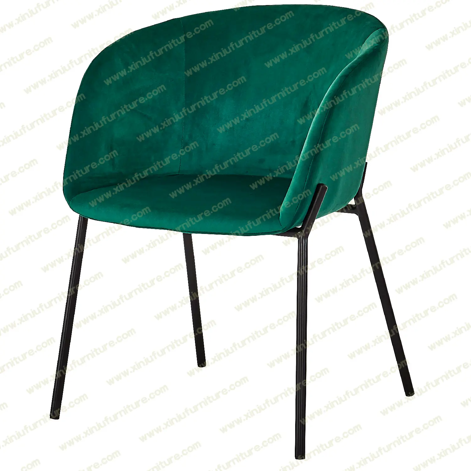 Comfortable and simple tufted dining chair