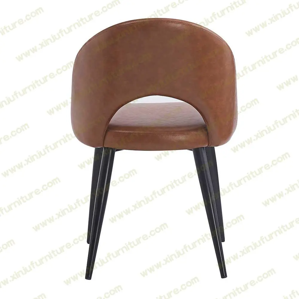 Simple synthetic leather Upholstered  Dining Room Chai