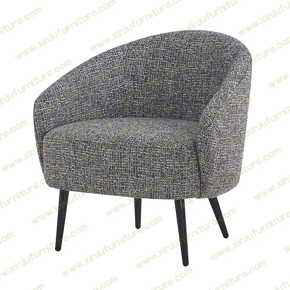 Living room Single fabric lounger sofa chair
